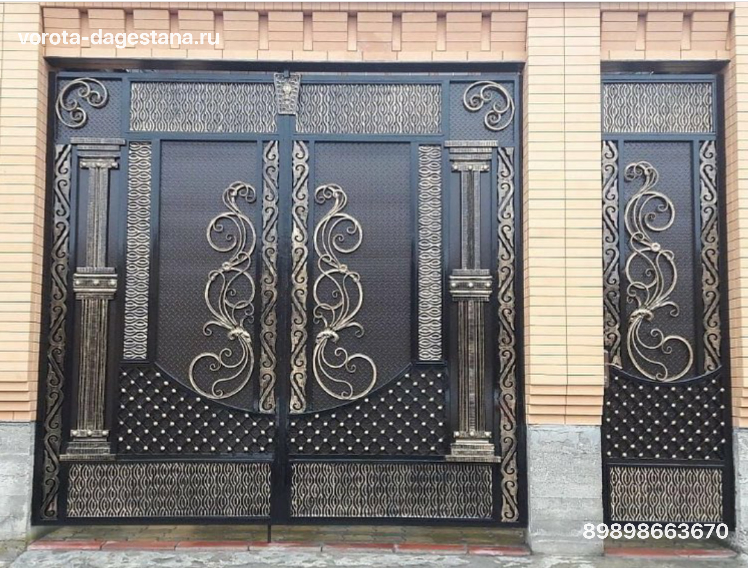 Ворота 210 №1 фото Ворота 210 №1 фото